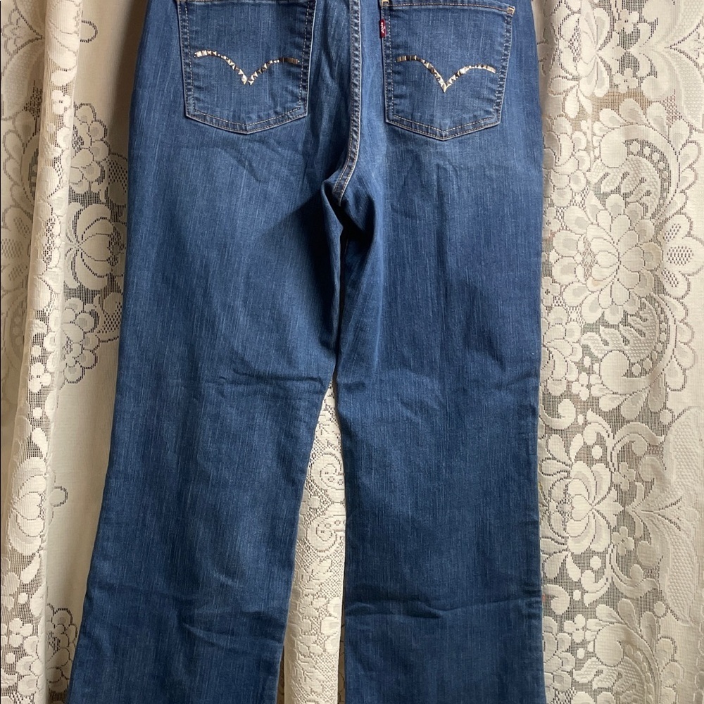 Levi's Women's Boot Cut 512 Blue Jeans size 14 - Picture 6 of 7